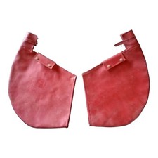 COPPIA BORSE IN PELLE VINTAGE RETRO SELLA VESPA 