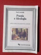 Poesia e Ideologia Libro Paul Larivaille letture Gerusalemme Liberata Tasso 1987