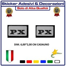 2 ADESIVI VINILE NERO LUCIDO