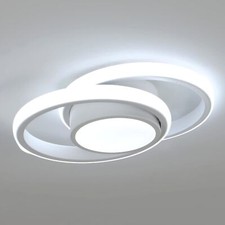 32W Moderno Plafoniera LED fredda Lampada da Soffitto Rotonda Soggiorno Cucina