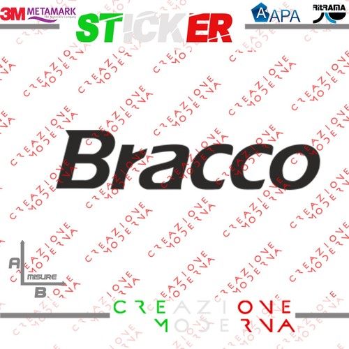 Adesivo sticker bracco misure - sticker,