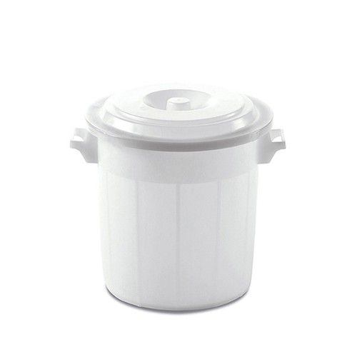Bidone portarifiuti bianco con - bianco,