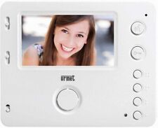 Urmet 1750/16 Mìro monitor vivavoce 4,3" trasmettitore Yokis integrato Bianco