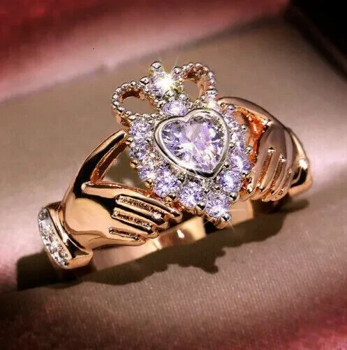 Fede nuziale claddagh 1ct - claddagh, 2,1ct