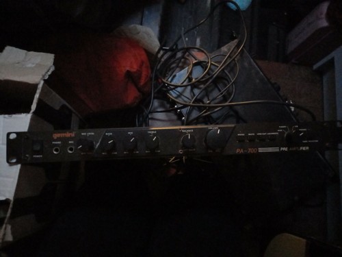 Gemini 700 pre amplifier - gemini,