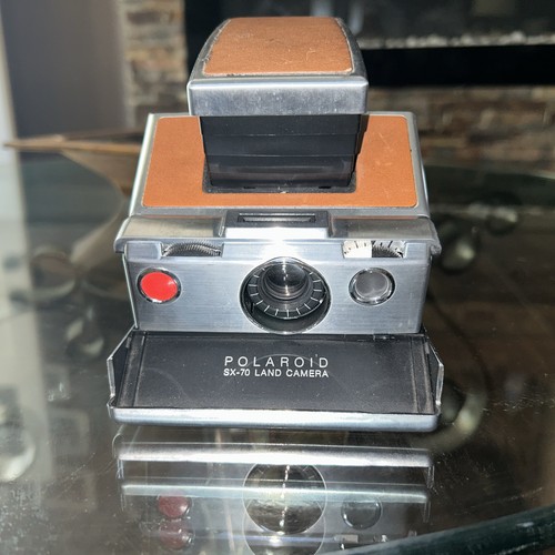 Polaroid brown land - polaroid, sx-70