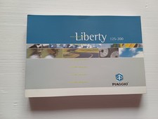 Piaggio Liberty 125-200 4T 2005 manuale uso manutenzione libretto originale