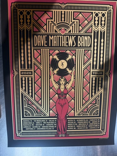 Poster dave matthews band - dave, 2026