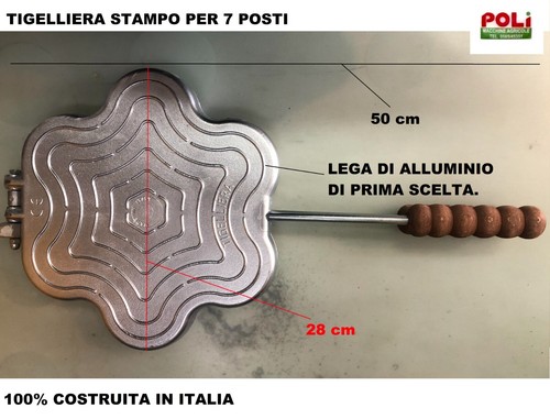 Tigelliera stampo tigelle made - tigelliera,