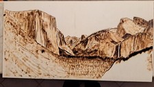 Pirografia Su Legno pezzo