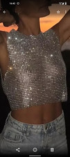 Zara crop top rete - crop,