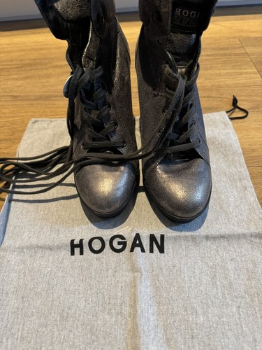 Stivali hogan argento platino - stivali,