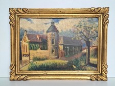 Antico Quadro, Olio Su Cartone