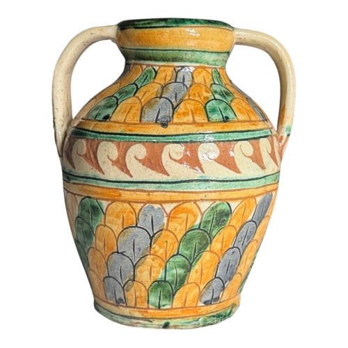 Vaso doppio manico ceramica - vaso,
