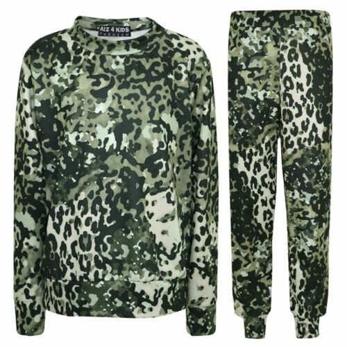 Tuta bambina leopardo stampa - tuta,