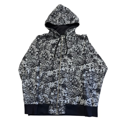 Stussy y2k aop graffiti giacca - stussy,