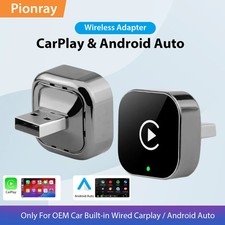 Nuovo adattatore wireless CarPlay 2 in 1 Android Auto, 5 Ghz WiFi Type-C/USB.