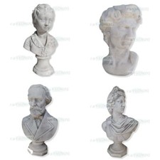 Busto busti in cemento e marmo David Verdi Apollo arredo casa giardino statua 