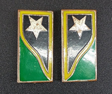 Coppia mostrine smaltate - coppia, di