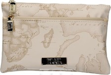 Bustina Piatta  Alviero Martini Prima Classe Tessuto Overlight  Beige Grande