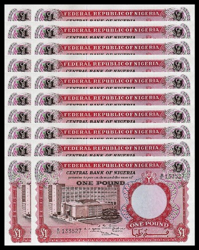 Nigeria sterlina 1967 - sterlina, 1967,