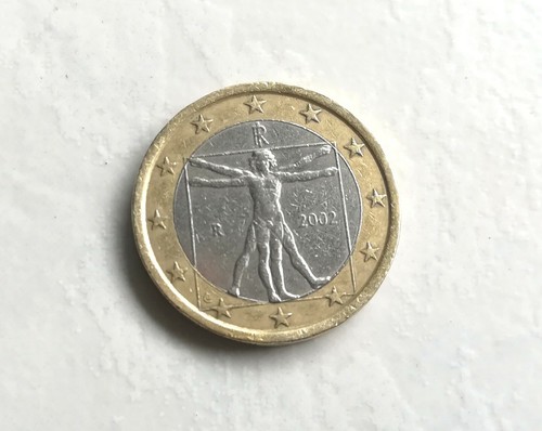 Moneta euro italia - 1, conio