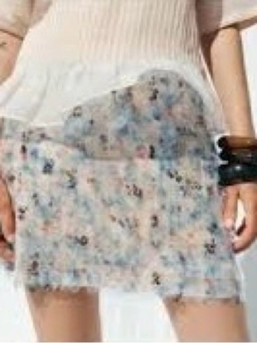 Zara minigonna trasparente - zara,