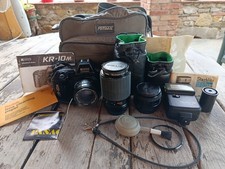 macchina fotografica RICOH analogica 35-70mm+zoom 70-210+f28+flash+acess e borsa