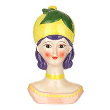 Vaso donna limone in dolomite