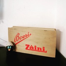Cassetta In Legno Boeri Zauli Vintage Pubblicitario Advertising Pubblicità
