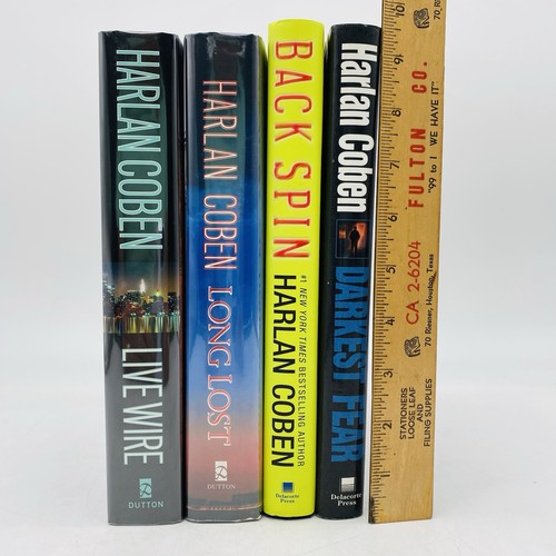 Signed harlan coben lot 4 - signed,