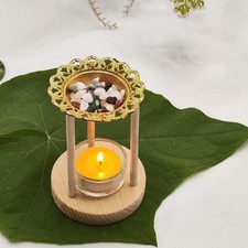 Scaldaolio essenziale Scaldaolio Decor Portacandele facile da pulire Aroma