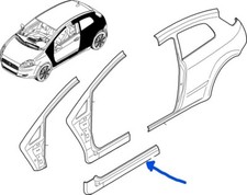 RIVESTIMENTO DX FIAT PUNTO EVO 3 PORTE CON MINIGONNE ORIGNAL 71744485 71753425