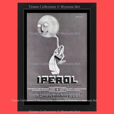 Anni '20  * Pubblicità Originale "Iperol, Acqua Ossigenata Cristallizzata" Corni