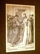 San Tommaso Pala d'altare di A.Ciseri Chiesa del Salvatore in Gerusalemme 1887