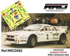 DECAL/CALCA 1/43; Lancia 037