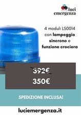 KIT 4 lampeggianti da tetto