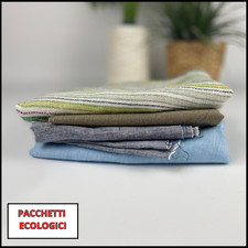 scampoli tessuti e stoffe per abbigliamento patchwork resti ecologici VERDE