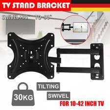 Supporto TV da Parete Supporto LCD Plasma Inclinabile Girevole LED 3D 14 - 42 Pollici