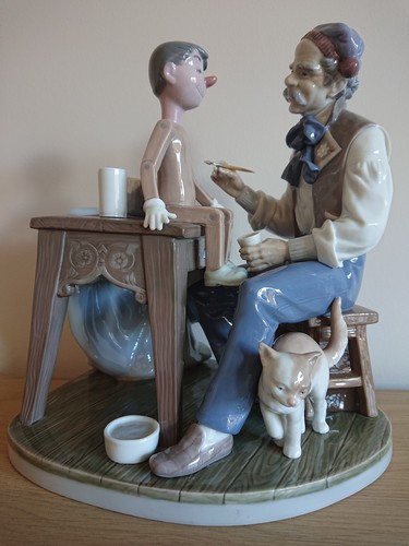 Figurina lladró pittore - lladró, "il