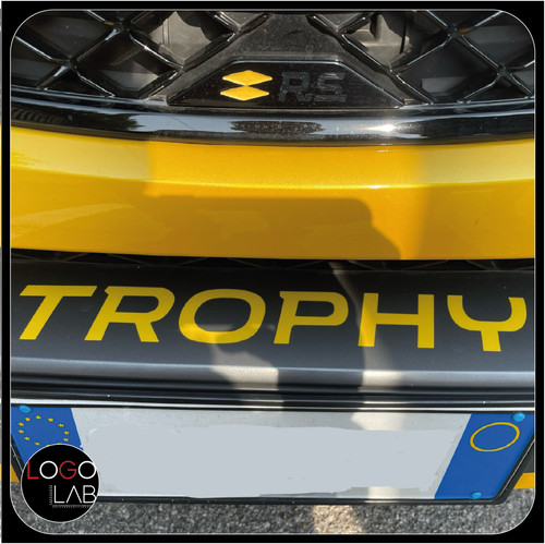 Adesivo trophy per renault - adesivo,