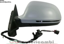 SPECCHIO PER AUDI A3 08-10 3PORTE ELETTRICO TERMICO FRECCIA VERN SINISTRO