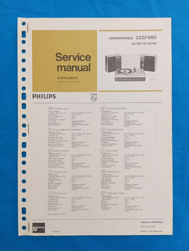 Philips 22gf660 giradischi - 22gf660,
