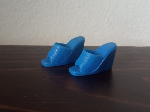 Barbie blue clogs - clogs, vintage