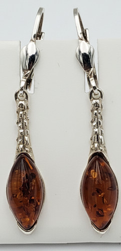 Orecchini con ambra - orecchini,