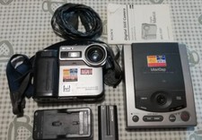 Sony Mavica Mvc-fd81 + fotocamera floppy Mavicap + scheda video pellicola still camera