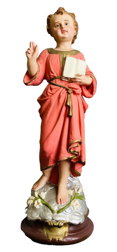 Grande statua antica policroma - antica,