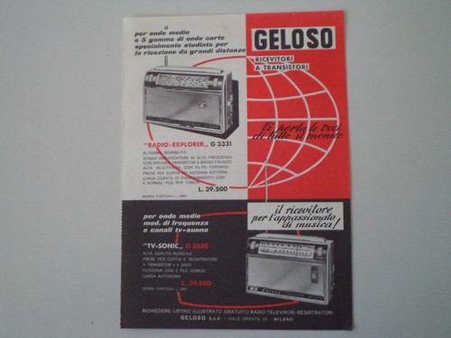 Advertising pubblicità 1964 - pubblicità,