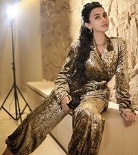 Blazer Zara in velluto con