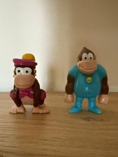 Lotto Di Due Personaggi Donkey Kong Vintage Kellogg's Nintendo Anni 90